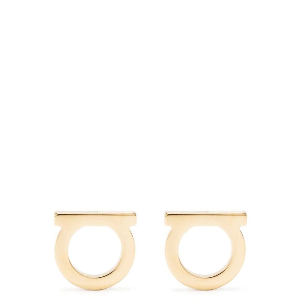 Ferragamo Gold Brass Women's Earrings